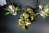 Mid century Metal brass Maison charles jansen Wall light sconce flowers 1960