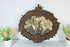 Antique Black forest wood carved photo picture frame signed artist