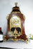 Majestical XL 33.4" antique french Boulle mantel clock woód¨bronze ornament