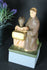 Antique rare missionary money box religious nodding black boy saint anothony