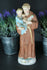 Antique porcelain bisque statue saint anthony