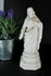 Antique French letu mauger bisque porcelain SAcred heart christ figurine statue
