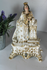 Antique french vieux paris porcelain pique fleur statue figurine