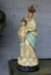 Antique French notre dame de victoires Angels chalk statue figurine religious