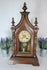 Antique junghans wood carved clock
