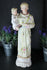 Antique german bisque porcelain saint anthony figurine statue religious