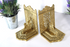 pair vintage brass dragon  bookeds