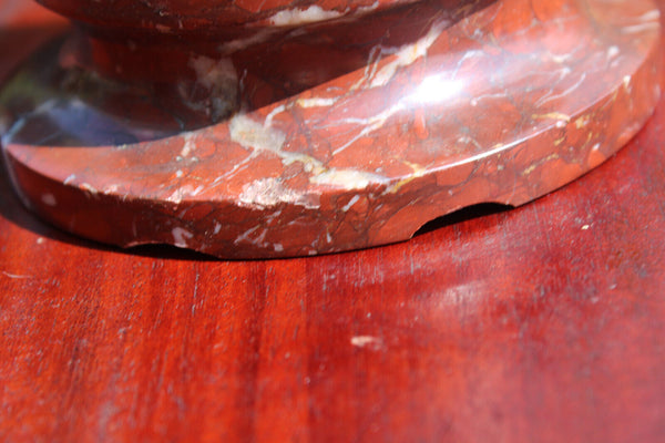 V. Szczeblewski (1888-1965) bronze sculpture statue marble base signed