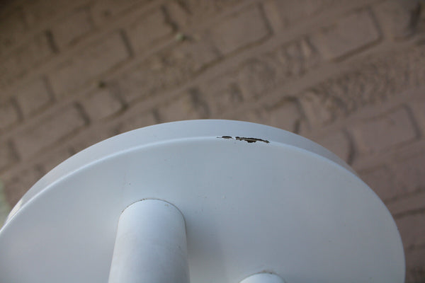 Mid century Boulanger design SCIOLARI white tube flush mount lamp chandelier