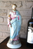 Antique vieux andenne belgian bisque porcelain saint joseph figurine statue