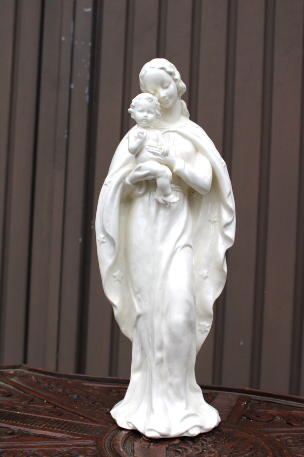 German Hummel porcelain marked 50s madonna child figurine statue
