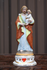 Antique french vieux paris porcelain bisque saint joseph satue