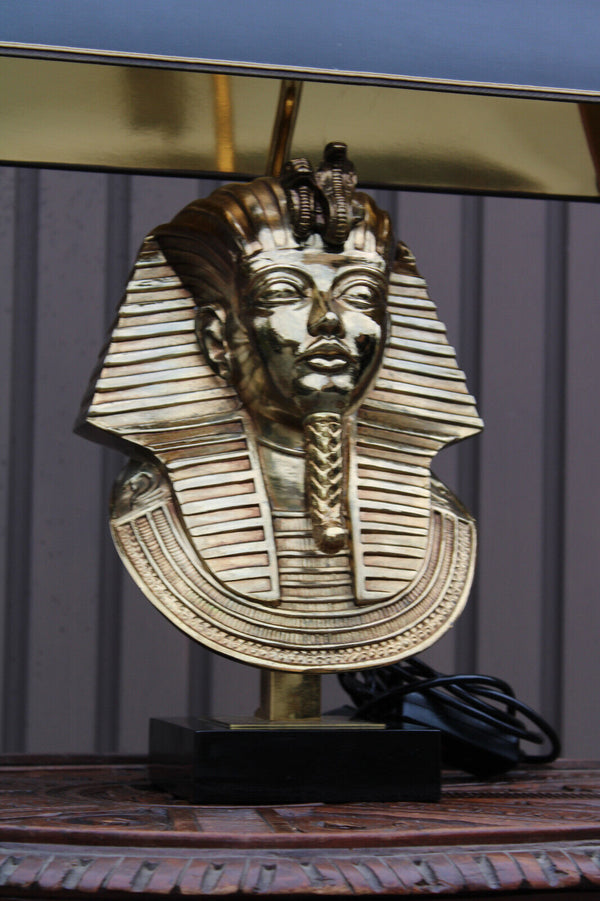 Hollywood regency mid century PHARAOH lamp maison jansen for deknudt 1970