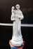 Antique french bisque porcelain saint anthony statue religious