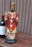 Large  Antique saint Eloy eligius Figurine ceramic religious statue bishop