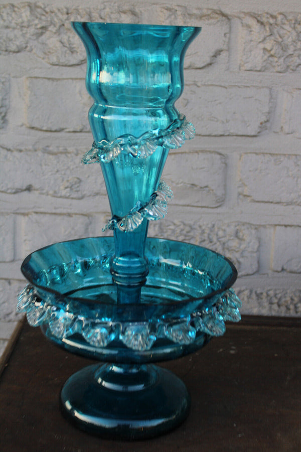 Murano 1970 glass centerpiece vase