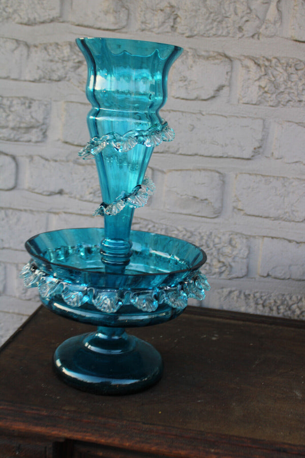 Murano 1970 glass centerpiece vase