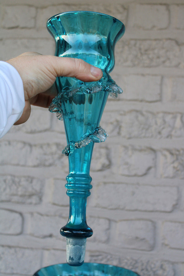 Murano 1970 glass centerpiece vase