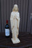 Antique french art deco ceramic chalk sacred heart jesus statue religious