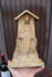 Antique french ceramic chalk chapel madonna statue