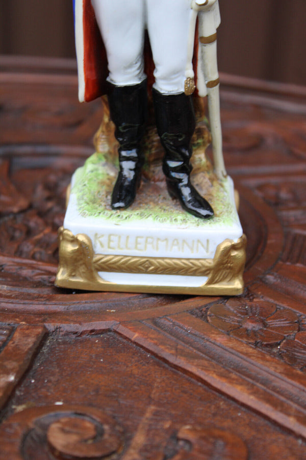 Scheibe alsbach MArked porcelain napoleon soldier KELLERMAN