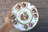 German bavaria porcelain marked Victorian scenes plate