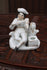 Antique 19thc vieux paris porcelain musician inkwell