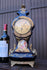 Vintage Limoges cobalt blue decor mantel clock