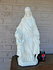 Antique XL jesus with children statue ceramic chalk religious