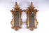 PAIR antique italian wood carved gold gilt wall mirrors rare furniture