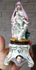 Antique french vieux paris porcelain madonna child angel figurine statue rare