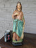 Antique ceramic chalk saint barbara Statue figurine