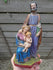 Vintage ceramic holy family statue religious