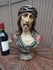 Antique French ECCE HOMO ceramic bust jesus statue sculpture religious