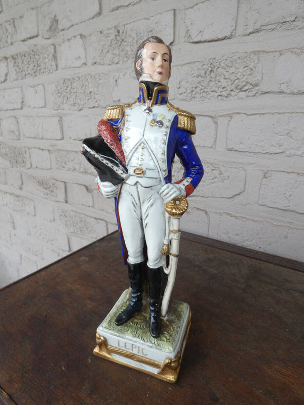 German scheibe alsbach marked porcelain napoleon general LEPIC