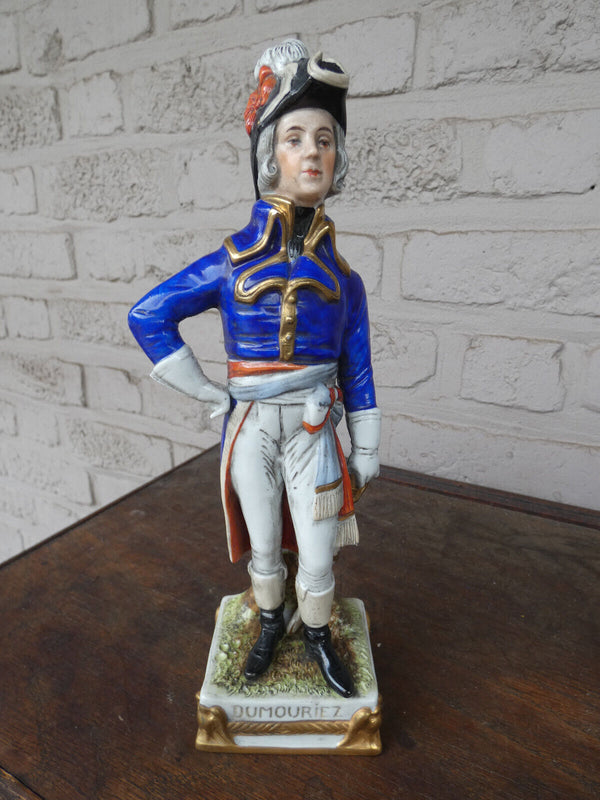 German scheibe alsbach marked porcelain napoleon general Dumouriez