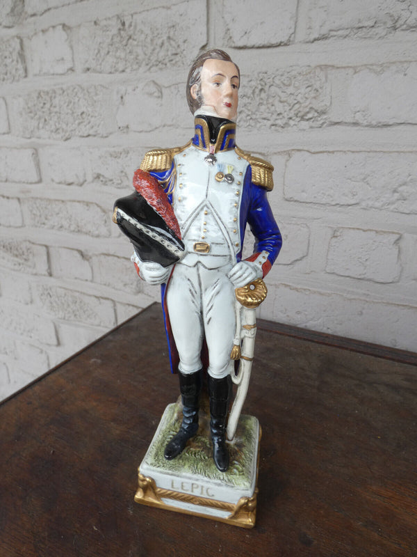 German scheibe alsbach marked porcelain napoleon general LEPIC