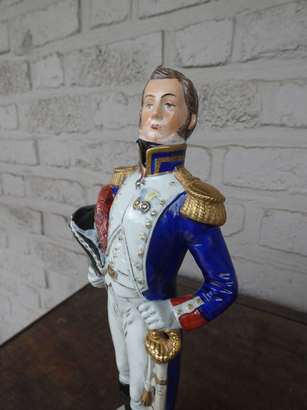 German scheibe alsbach marked porcelain napoleon general LEPIC