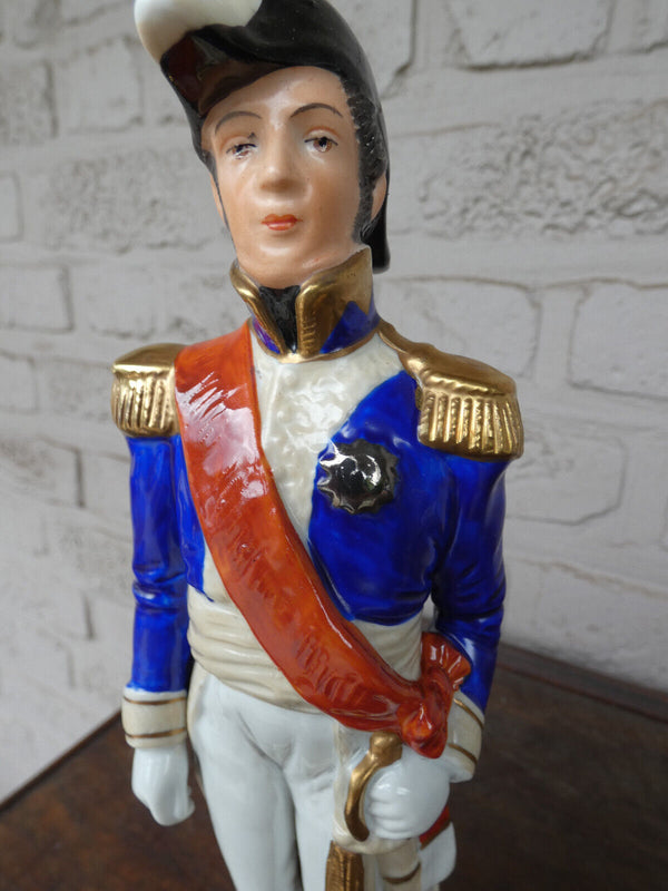 German scheibe alsbach marked porcelain napoleon general bertrand