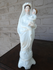 Antique vieux paris porcelain madonna mary figurine statue religious