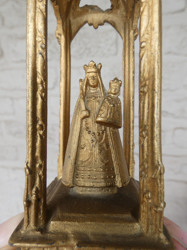 Antique our lady montaigu scherpenheuvel neo gothic chapel shrine statue