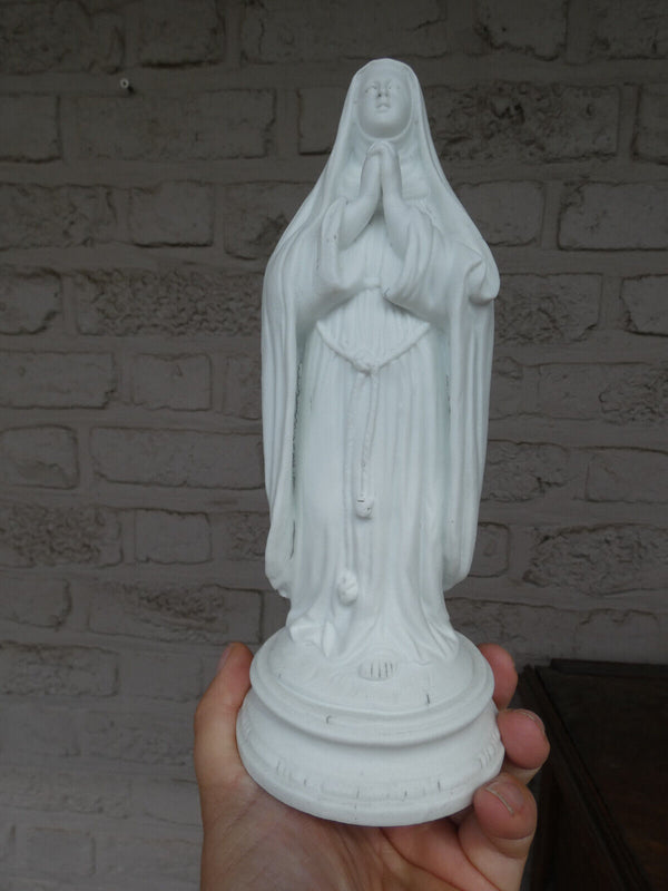 antique french bisque porcelain saint theresa avila statue figurine