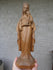 Antique Flanders School wood carved madonna statue sculpture religious