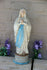 Antique French bisque porcelain madonna of LOURDES statue saint figurine