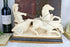 VTG italian Plaster Roman gladiator Chariot statue horses group circa 1970