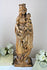 Antique wood carved German Madonna Mary  statue religious 1920