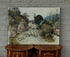 Belgian School 1930s rene De Baugnies signed landscape sheep painting canvas