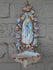 Antique French letu mauger marked bisque porcelain Lourdes holy water font rare