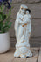 Antique French vieux old porcelain madonna figurine