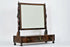 Antique english Mahogany Vanity make up dresser mirror cabinet drawers